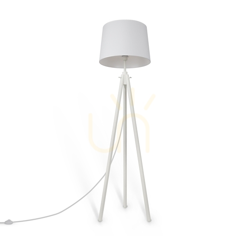 Sprawdź Biała lampa podłogowa na trójnogu Maytoni Calvin Z177FL-01W, 1×E27