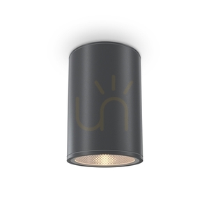 Zewnętrzny plafon LED Maytoni Bar O306CL-L12GF, grafitowy, IP65 small 1
