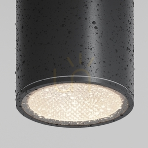 Zewnętrzny plafon LED Maytoni Bar O306CL-L12GF, grafitowy, IP65 small 6