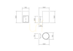 Kinkiet zewnętrzny RANDO O419WL-01GR IP54 Maytoni small 6