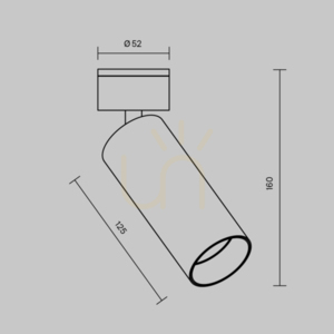 Plafon FOCUS LED C055CL-L12B3K-W-D-B Maytoni small 8