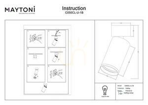 Plafon FOCUS S C050CL-U-1B Maytoni small 4