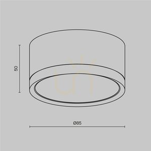 Plafon natynkowy Maytoni Hoop biały GX53 C086CL-GX53-SRD-W small 6