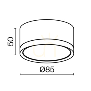 Plafon natynkowy Maytoni Hoop biały GX53 C086CL-GX53-SRD-W small 8