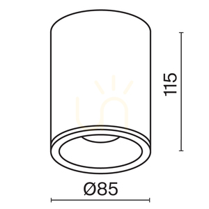 Plafon ZOOM C029CL-01W IP54 Maytoni small 8
