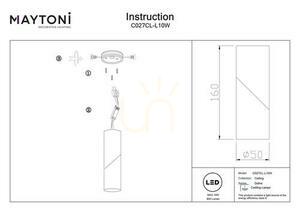 Plafon DAFNE C027CL-L10W Maytoni small 6