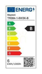 Lampa magnetyczna LED Maytoni Basis Grid Radity TR084-1-6W3K-B czarna 6 W 3000 K small 5