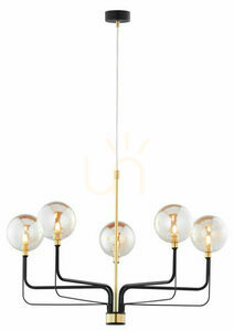 Żyrandol Eris EI 5 cz/ms G9 LED x 5 small 0