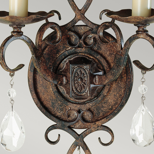 Sprawdź Kinkiet Chateau - 2 źródła światła - Mocha Bronze Elstead