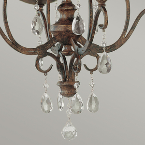 Żyrandol Chateau - 4 źródła światła - Mocha Bronze Elstead small 3