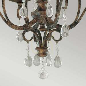Żyrandol Chateau - 4 źródła światła - Mocha Bronze Elstead small 4