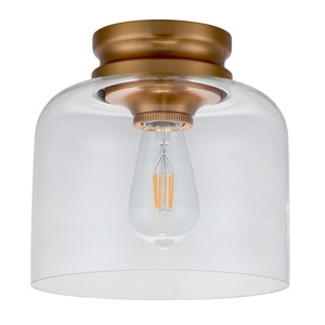 Plafon Elstead Hounslow FE-HOUNSLOW-F-BB mosiądz oksydowany E27 60 W 22,5 cm small 1