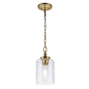 Lampa wisząca Hounslow - 1 źródło światła - Oksydowany mosiądz Elstead small 0