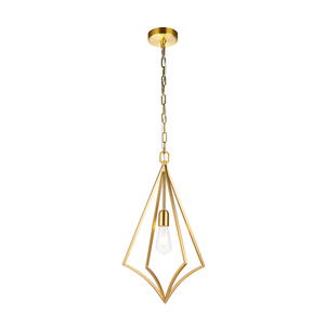 Średnia lampa wisząca Nico - 1 źródło światła - Oksydowany mosiądz Elstead small 0