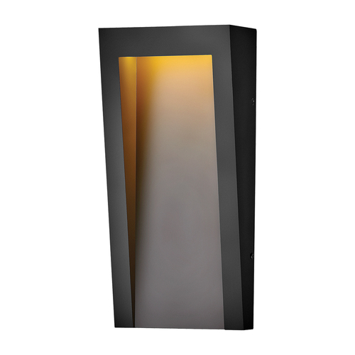 Sprawdź Latarnia naścienna zewnętrzna Taper M Elstead czarna LED 8 W 650 lm 3000 K IP44 38 cm