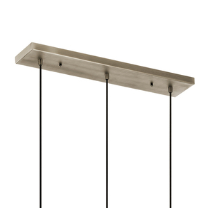 Lampa wisząca Elstead Asher II KL-ASHER-MP-AP E27 antyczny pewter, szkło i perforowany metal, Ø 21,6 cm small 4