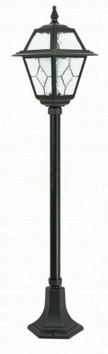 Sprawdź Lampa ogrodowa stojąca SU-MA 110 cm czarna z witrażem K 5002/2/N