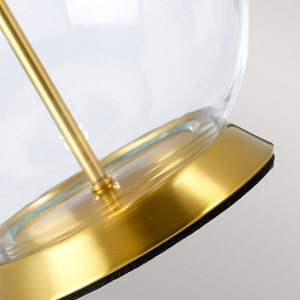 Lampa stołowa Orb - 1 źródło światła - Stary mosiądz Elstead small 2