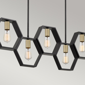 Lampa wisząca - 5 źródeł światła  Elstead small 1