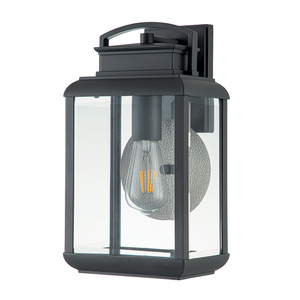 Zewnętrzna lampa ścienna Quoizel Byron QZ-BYRON-M-GR grafitowa E27 small 1