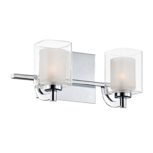 Kinkiet łazienkowy Elstead Kolt 2-punktowy LED G9, polerowany chrom small 0