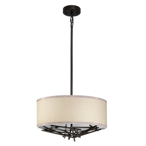 Lampa wisząca Taiko - 3 źródła światła Elstead small 1