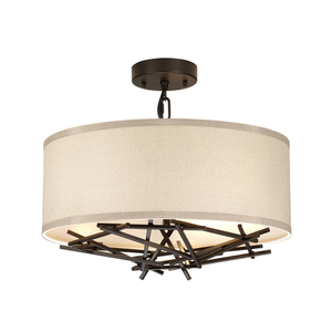 Lampa wisząca Taiko - 3 źródła światła Elstead small 2