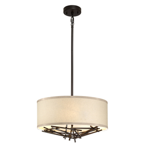 Lampa wisząca Taiko - 3 źródła światła Elstead small 0