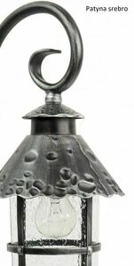 Kinkiet zewnętrzny SU-MA Toledo K 3012/1/R czarny retro E27 IP23 small 4