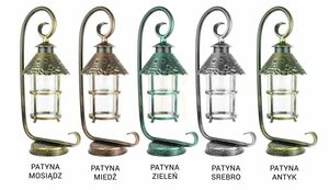 Lampa ogrodowa stojąca SU-MA Toledo 54 cm czarna K 4011/1/R small 3