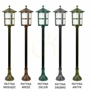 Lampa ogrodowa stojąca SU-MA Cordoba II czarna patynowana K 5002/2/TD small 7