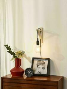 Kinkiet Lucide FIX czarny drewniany loft E27 1-punktowy 08208/01/30 small 2
