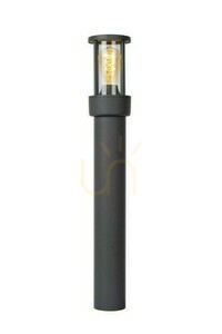 Słupek oświetleniowy Lucide LORI antracyt IP44 80 cm E27 LED 14893/80/30 small 0