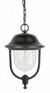 Lampa zewnętrzna wisząca SU-MA Prince czarna patynowana K 1018/1/O small 0