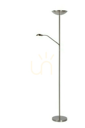 Sprawdź Lampa podłogowa Lucide Zenith LED srebrna 24W 3000K 19791/24/12