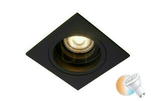 Oprawa wpuszczana oczko Lucide EMBED czarna GU10 IP20 22959/01/30 small 0