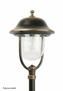 Lampa ogrodowa stojąca SU-MA Prince czarna patynowana 117 cm K 5002/2/O small 8