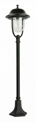 Lampa ogrodowa stojąca SU-MA Prince czarna patynowana 117 cm K 5002/2/O