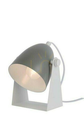 Sprawdź Lampa stołowa Lucide CHAGO szara metalowa E14 40W 45564/01/36