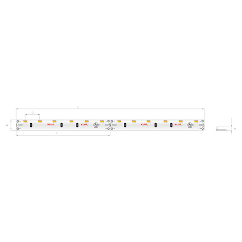 Sprawdź Taśma LED   K-SE-35-0480-24V 4.8W/m rokla 5 metrów