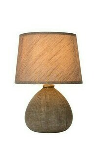 Lampa stołowa Lucide RAMZI brązowa ceramiczna Japandi 18 cm 47506/81/43 small 0