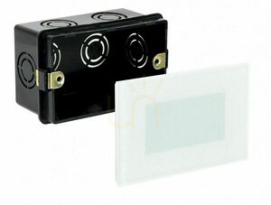 Lampa wpuszczana ścienna SU-MA Mur Glass MG01 biała LED 4000K IP65 small 2