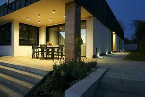 Lampa wpuszczana ścienna SU-MA Mur Glass MG01 biała LED 4000K IP65 small 4
