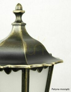 Lampa ogrodowa stojąca SU-MA Retro Classic czarna K 5002/1 small 9
