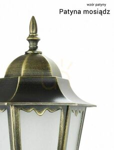 Lampa ogrodowa stojąca SU-MA Retro Classic II czarna patynowana K 1018 H small 10