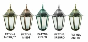 Lampa ogrodowa stojąca SU-MA Retro Classic II czarna patynowana K 1018 H small 9