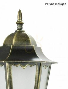 Lampa ogrodowa stojąca SU-MA Retro Classic II czarna K 5002/2/H small 7