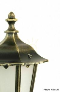 Lampa ogrodowa stojąca SU-MA Retro Midi K 5002/3/M czarna patyna 76 cm small 6