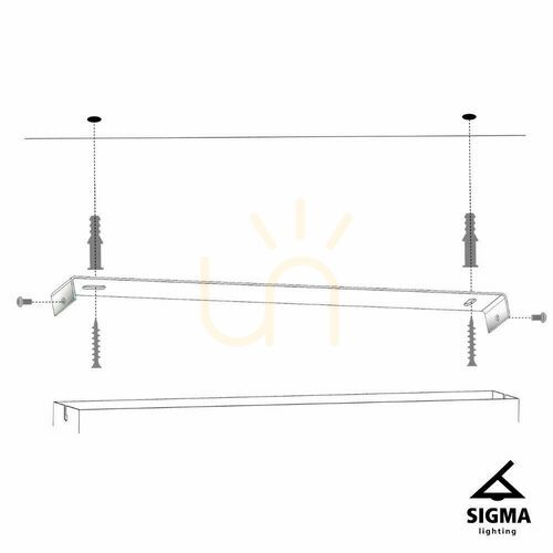 Sprawdź Plafon Sigma Argon 2 czarny 33 cm 2x G9 LED, stal, SKU 33267