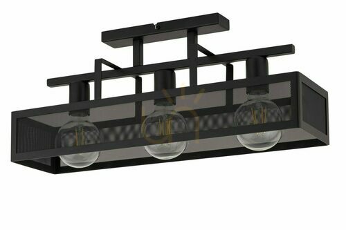 Sprawdź Plafon Sigma Albert 3 czarny 40 cm stal lakierowana 32174